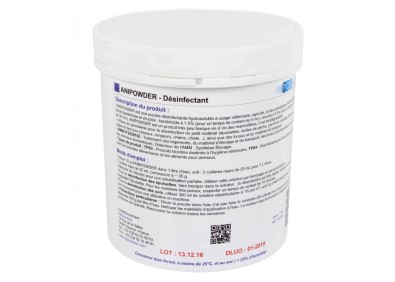 Anipowder 500 gr désinfectant épuisette